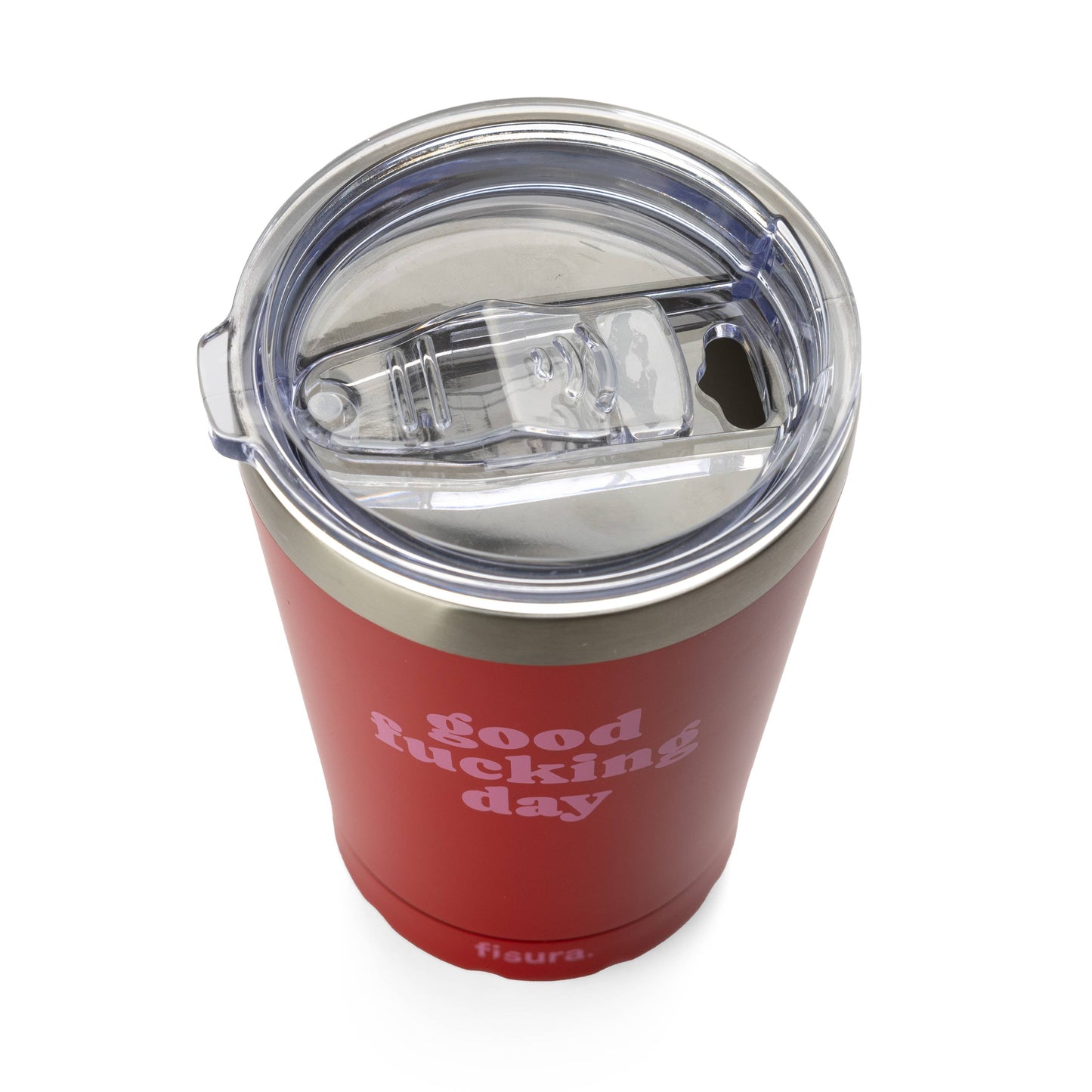 "Good Fucking Day" Red Thermos Mug