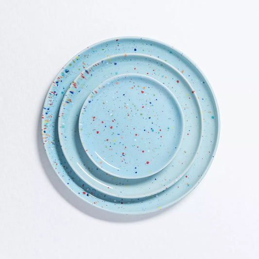 Party Dinner Plate Blue 27cm