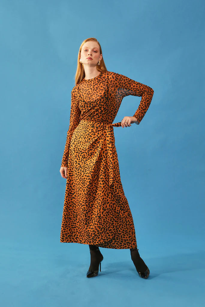 The Mesh Top - Leopard