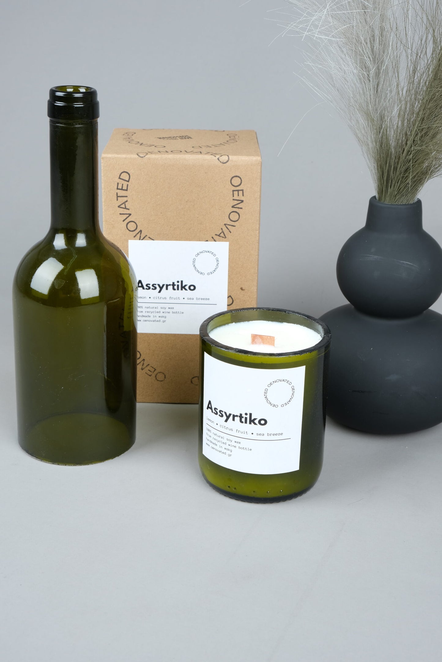 Assyrtiko Soy Wine-Candle