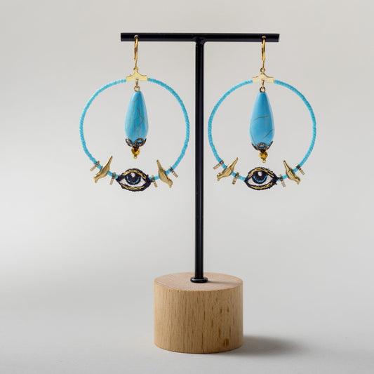 IMAGINE / Hooked Eye Earrings