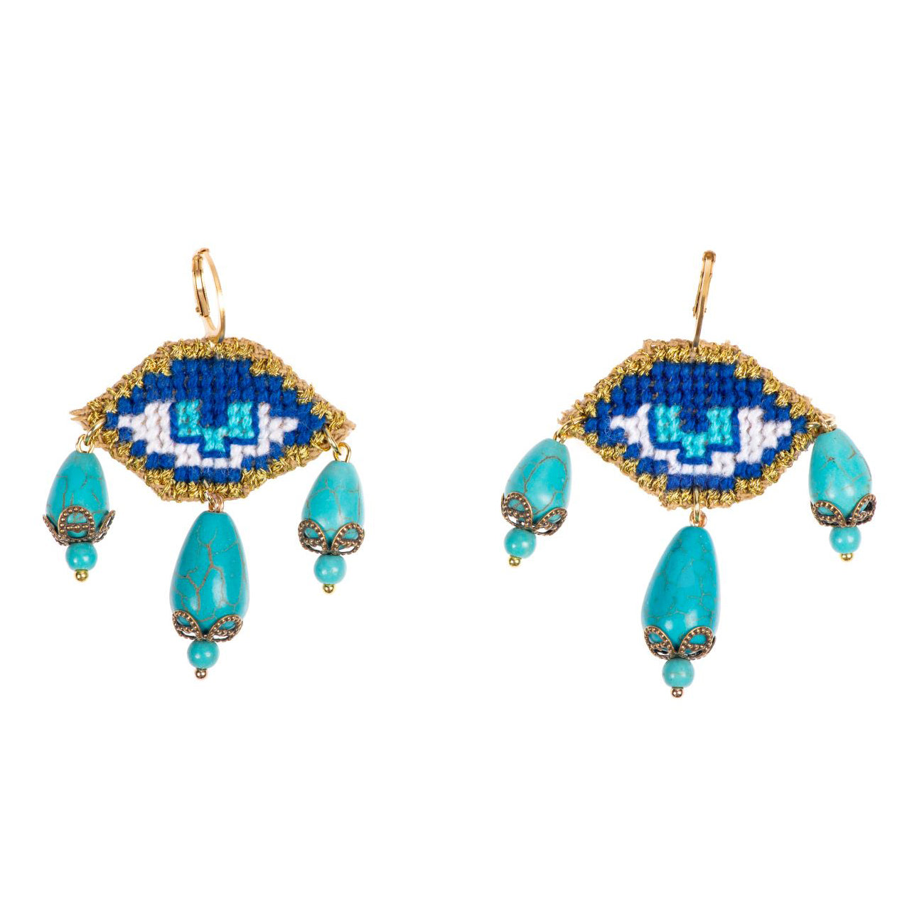 PSICHI / Three Tears Earrings