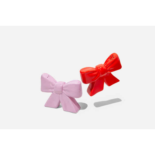 Bow Collection Salt & Pepper - Pink, Red