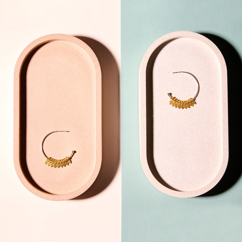 Drop and Petals / Rhodoclea Earrings