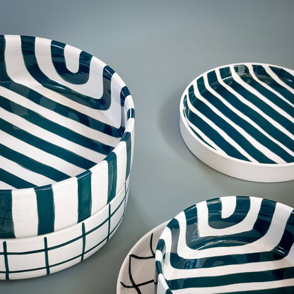 Bowl Stripes - gentle green