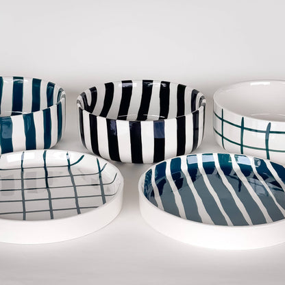 Bowl Stripes - volcano black