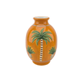 Orange Palm Tree Vase