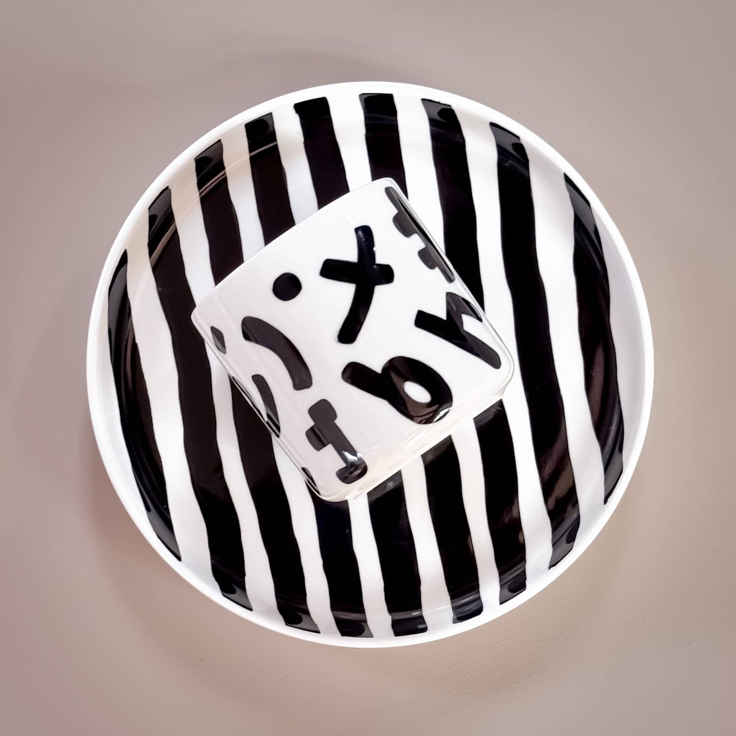 Becher Stripes - volcano black