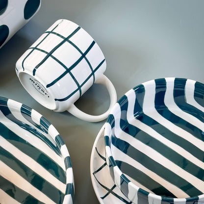 Bowl Stripes - gentle green