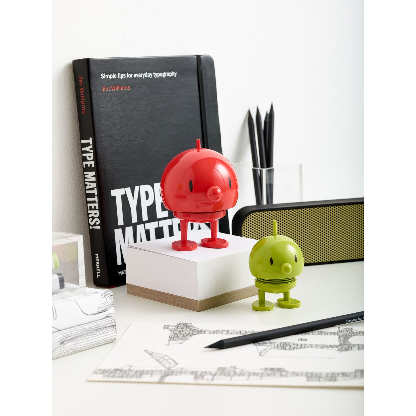 Hoptimist Bumble Διακοσμητική Φιγούρα Abs Small Lime