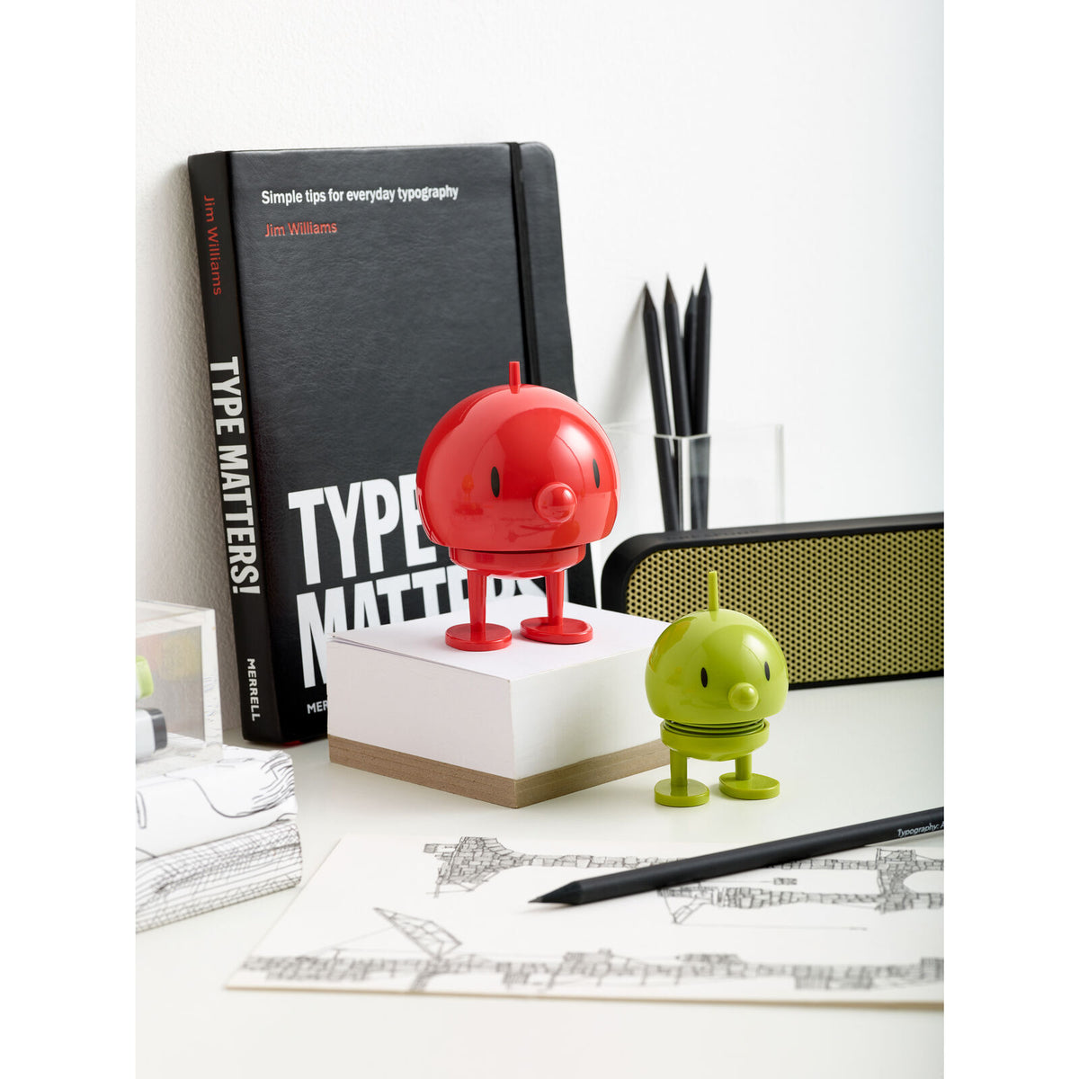 Hoptimist Bumble Διακοσμητική Φιγούρα Abs Small Lime