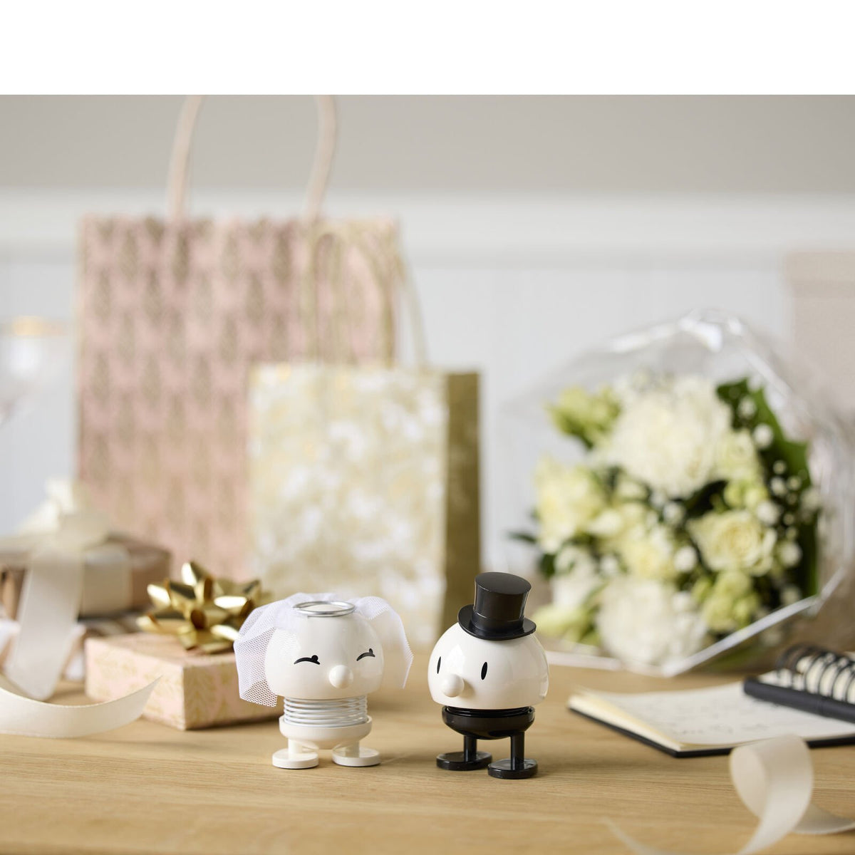 Hoptimist Bride & Groom Διακοσμητικές Φιγούρες Abs Σετ 2 Τμχ