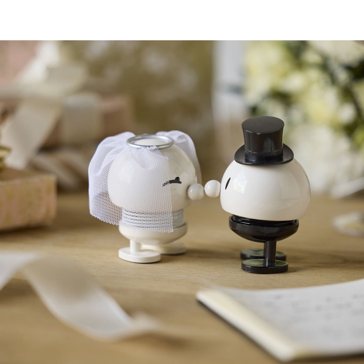 Hoptimist Bride & Groom Διακοσμητικές Φιγούρες Abs Σετ 2 Τμχ