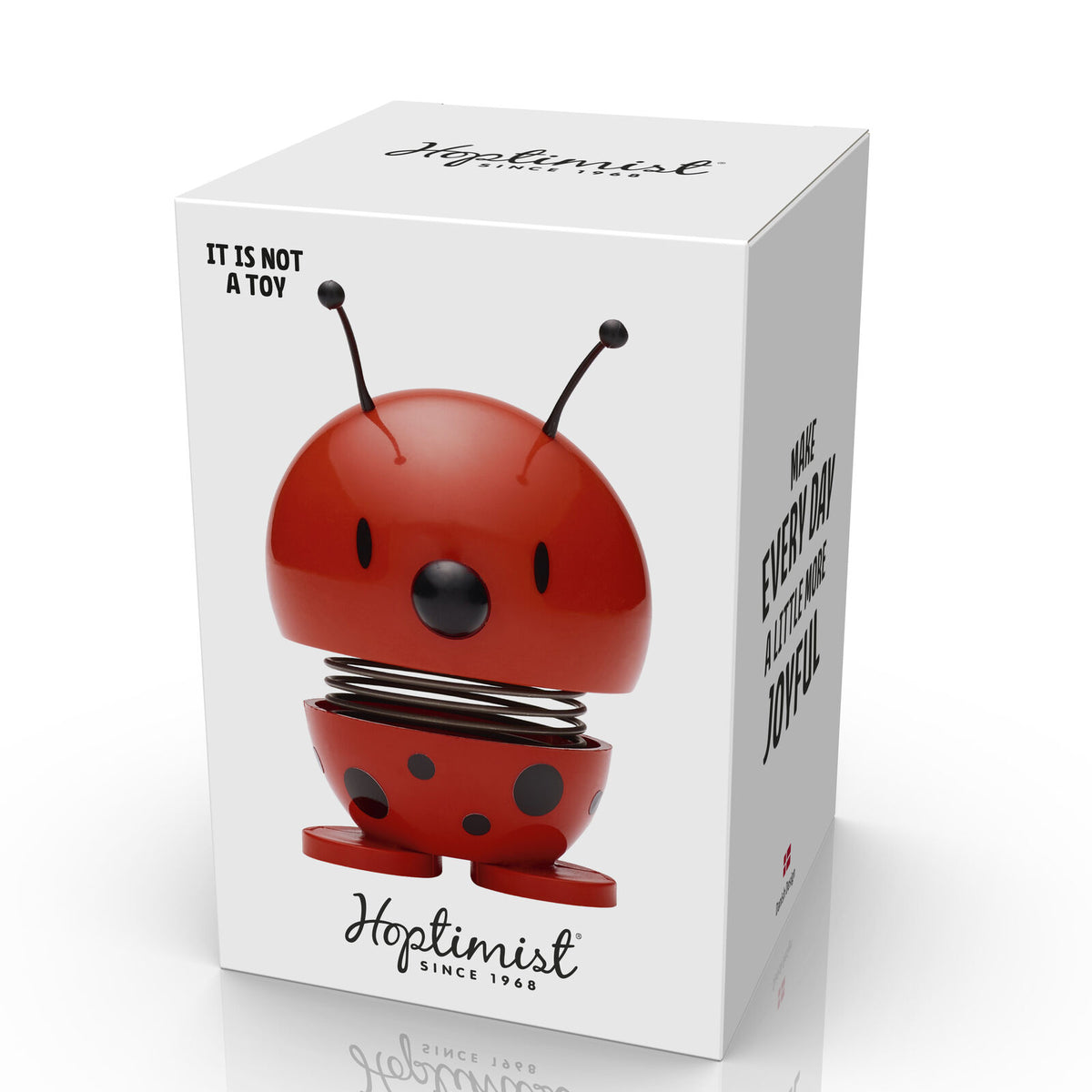 Hoptimist Ladybird Διακοσμητική Φιγούρα Abs Small Red