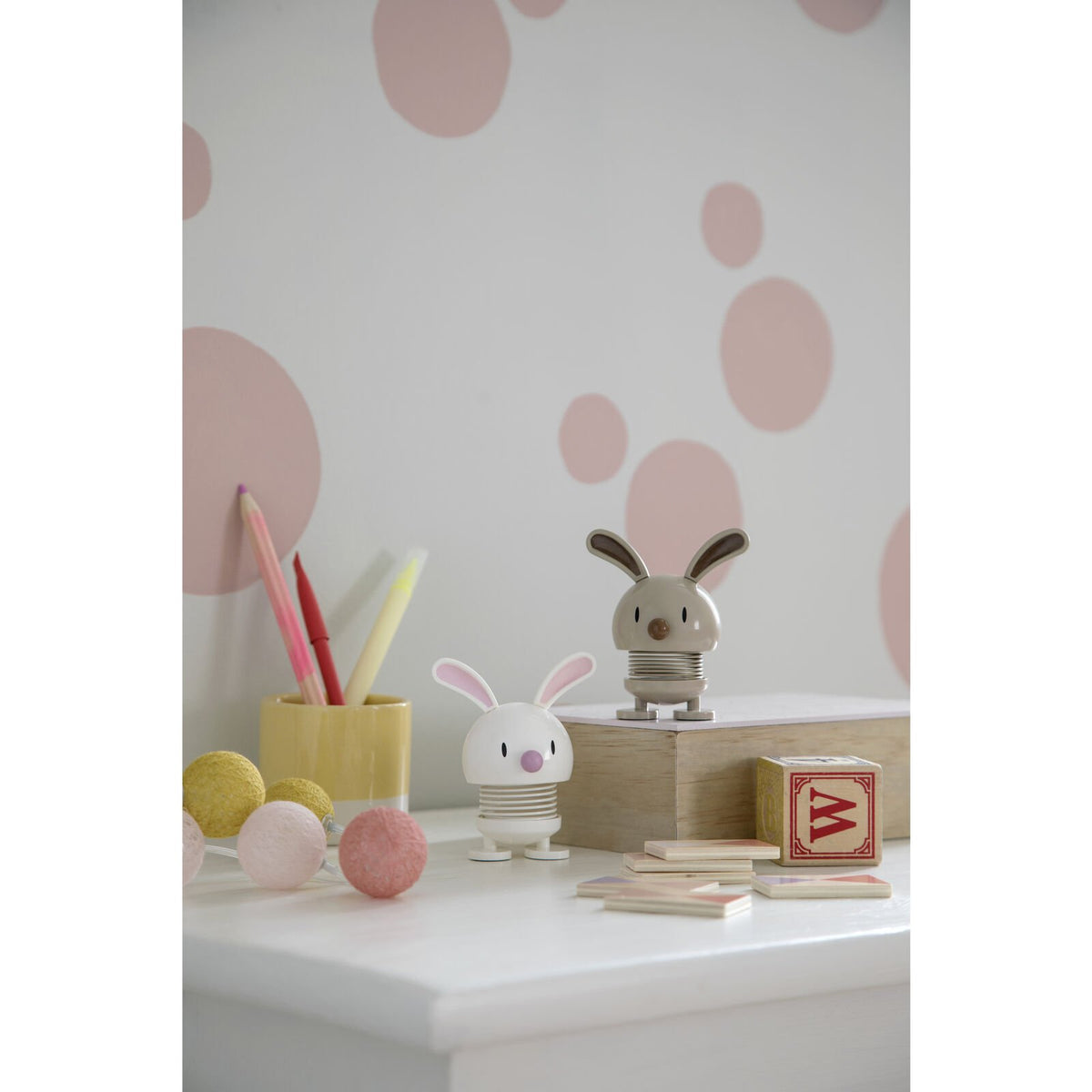 Hoptimist Bunny Διακοσμητική Φιγούρα Abs Small White