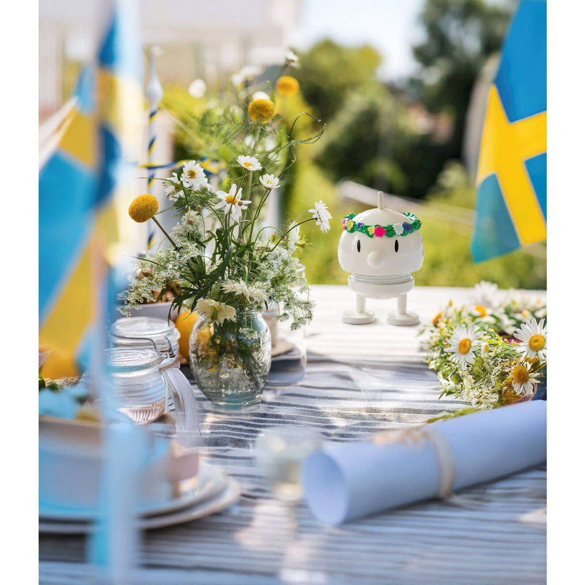 Hoptimist Bumble Midsommar Διακοσμητική Φιγούρα Abs Small White