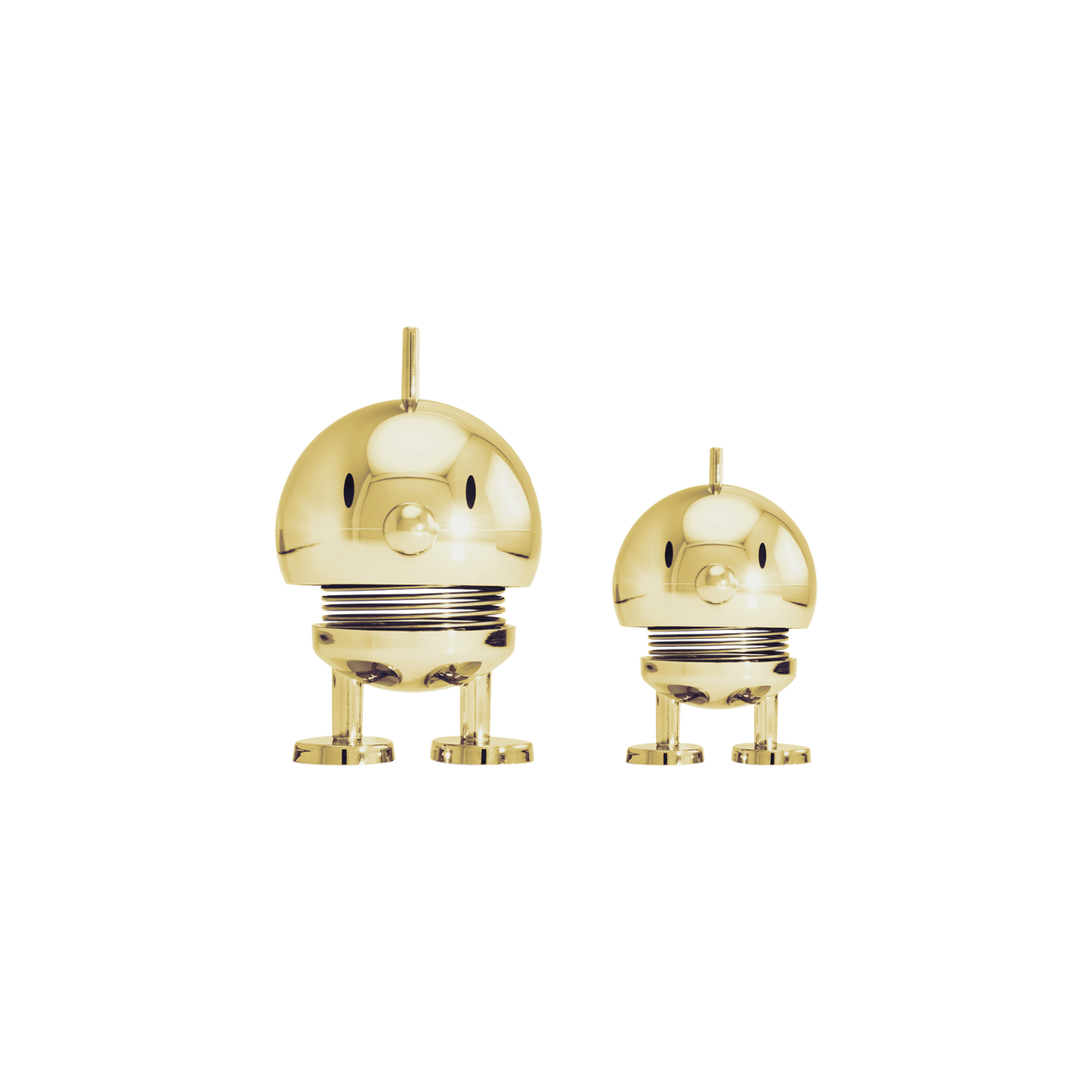 Hoptimist Bumble Ltd. Edition Διακοσμητικές Φιγούρες Abs Σετ 2 Τμχ Extra Small/Small Gold