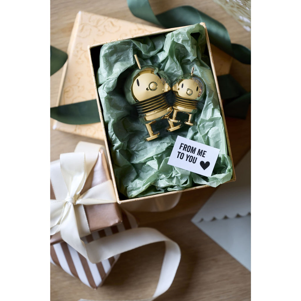 Hoptimist Bumble Ltd. Edition Διακοσμητικές Φιγούρες Abs Σετ 2 Τμχ Extra Small/Small Gold
