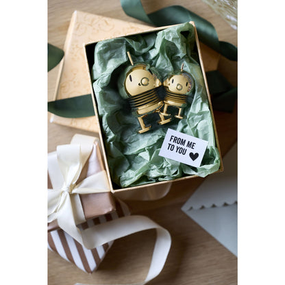 Hoptimist Bumble Ltd. Edition Διακοσμητικές Φιγούρες Abs Σετ 2 Τμχ Extra Small/Small Gold