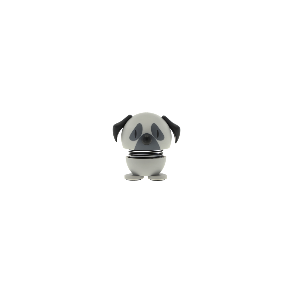 Hoptimist Pug Διακοσμητική Φιγούρα Abs Extra Small Grey