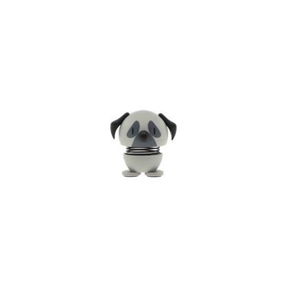 Hoptimist Pug Διακοσμητική Φιγούρα Abs Extra Small Grey