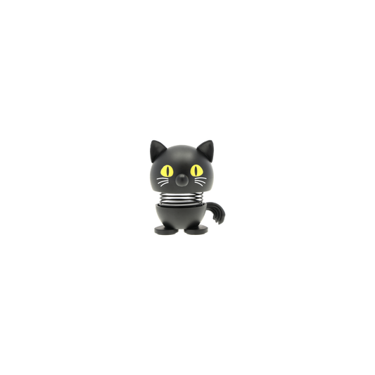 Hoptimist Cat Διακοσμητική Φιγούρα Abs Extra Small Black
