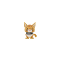 Hoptimist Orange Tabby Διακοσμητική Φιγούρα Abs Extra Small Orange
