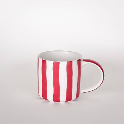 Becher Stripes - tramonto red