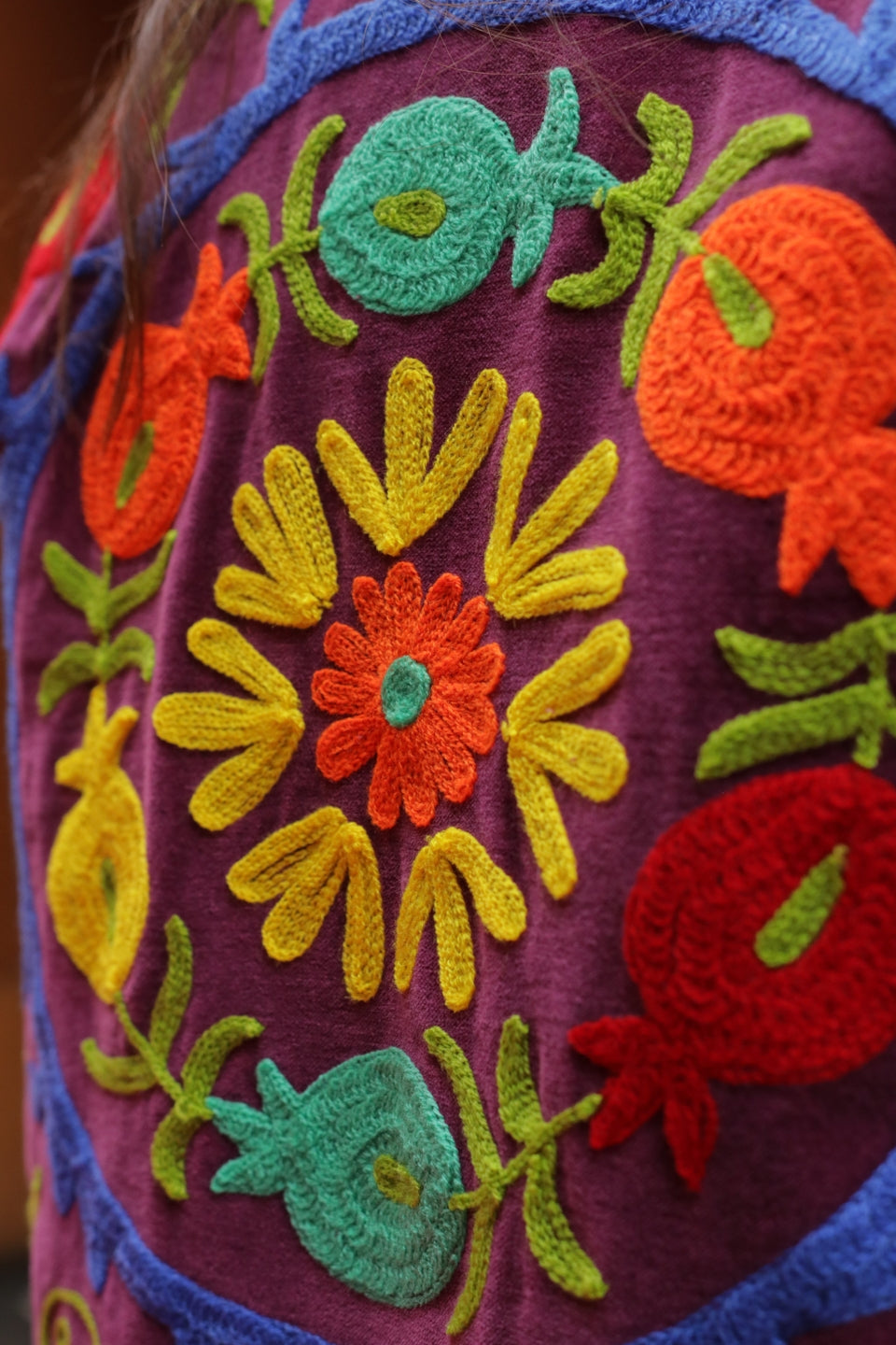 Embroidered Velvet “Garden” Jacket