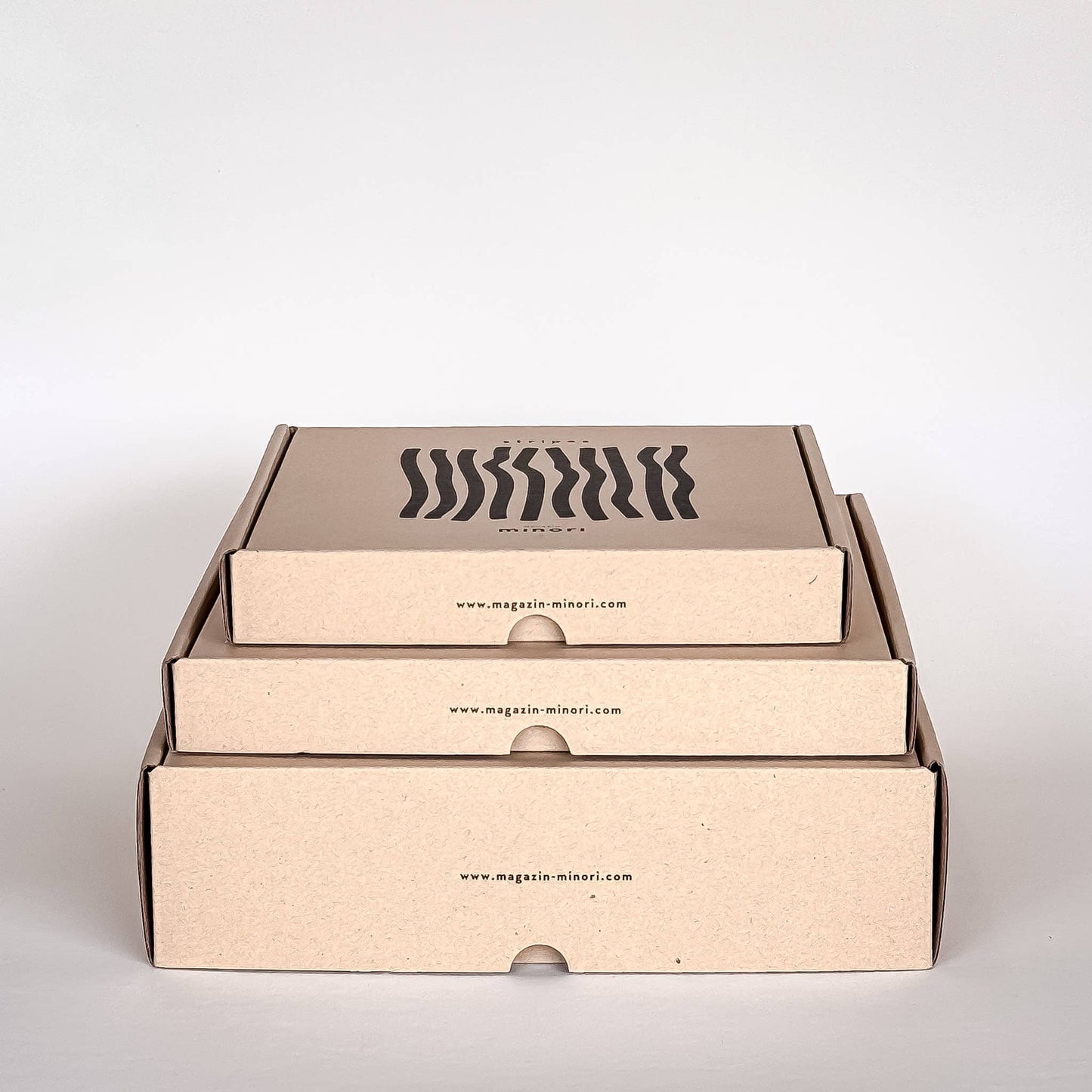 Large bowl Stripes - tramonto red