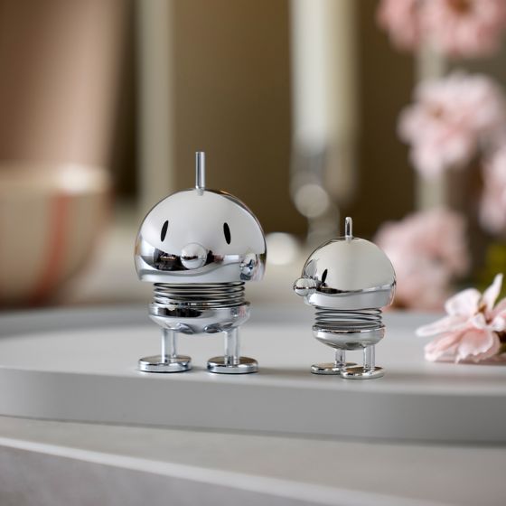 Hoptimist Bumble Ltd. Edition Διακοσμητικές Φιγούρες Abs Σετ 2 Τμχ Extra Small/Small Chrome