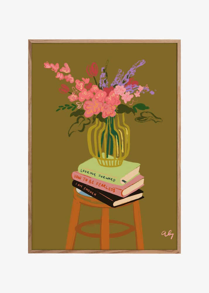 Floral Vase Art Print