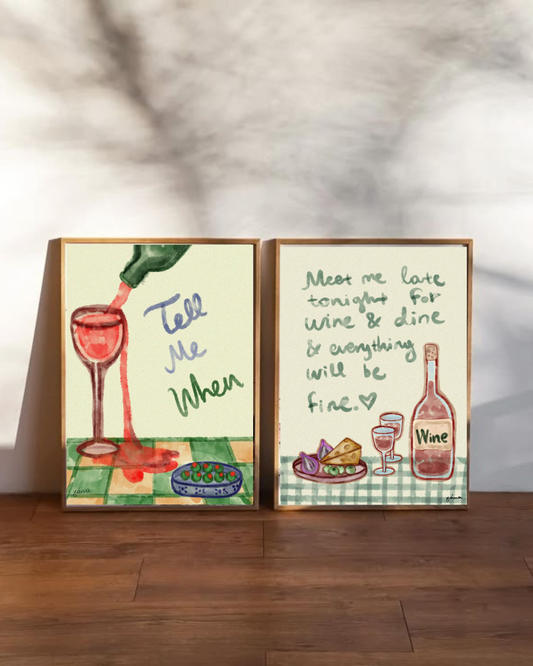 Wine & Dine | Art Print