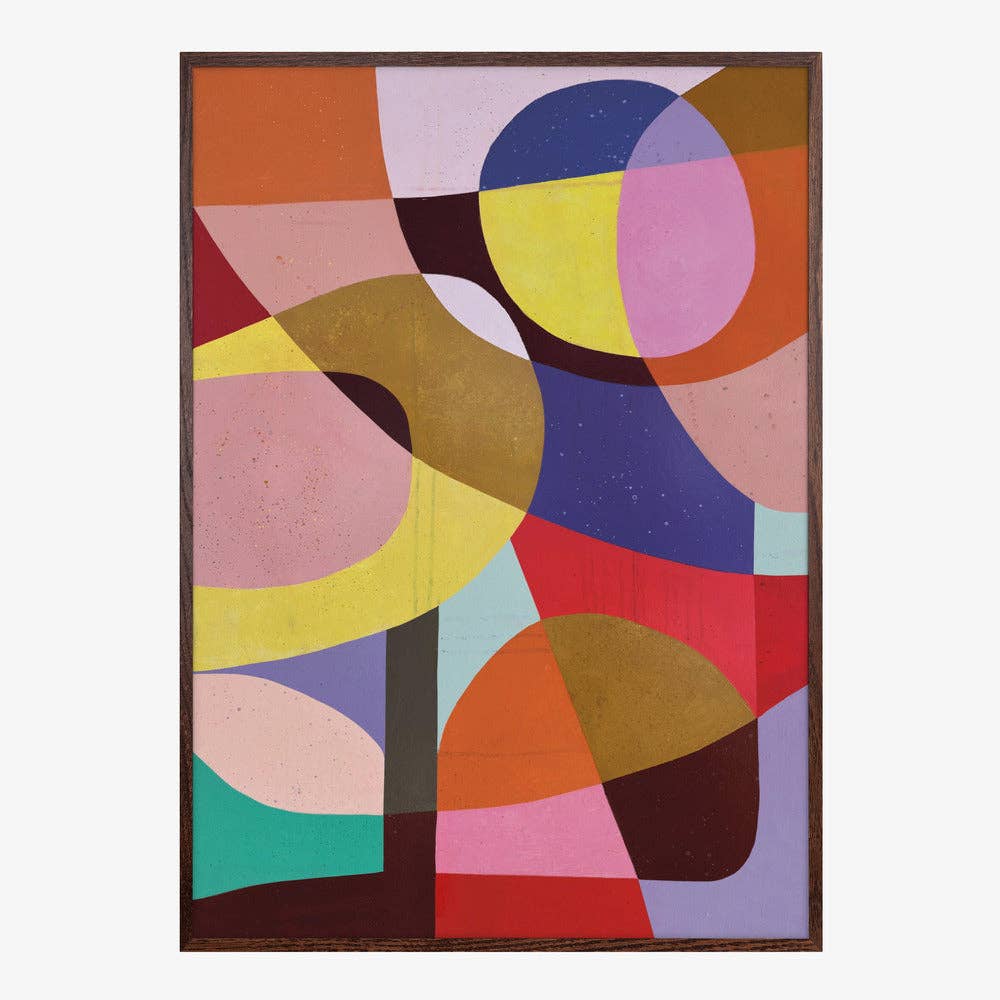 Jewel Collage Art Print
