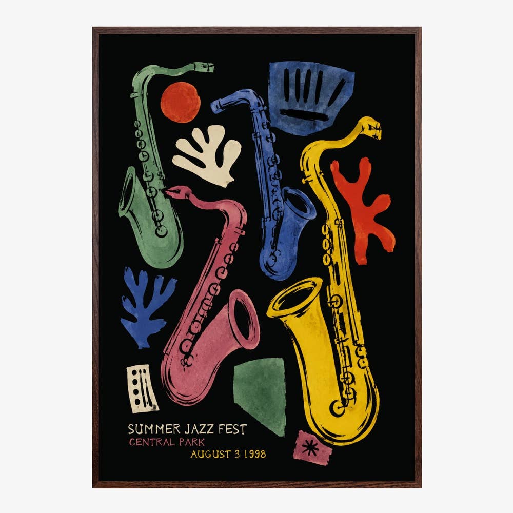 Four Saxophones Art Print