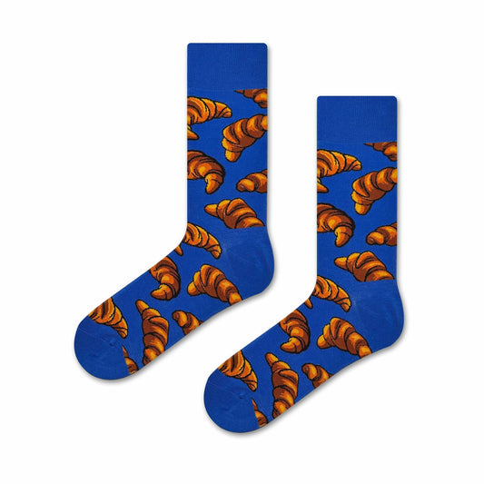 Croissant Lovers Socks 🥐💙: EU 36-40