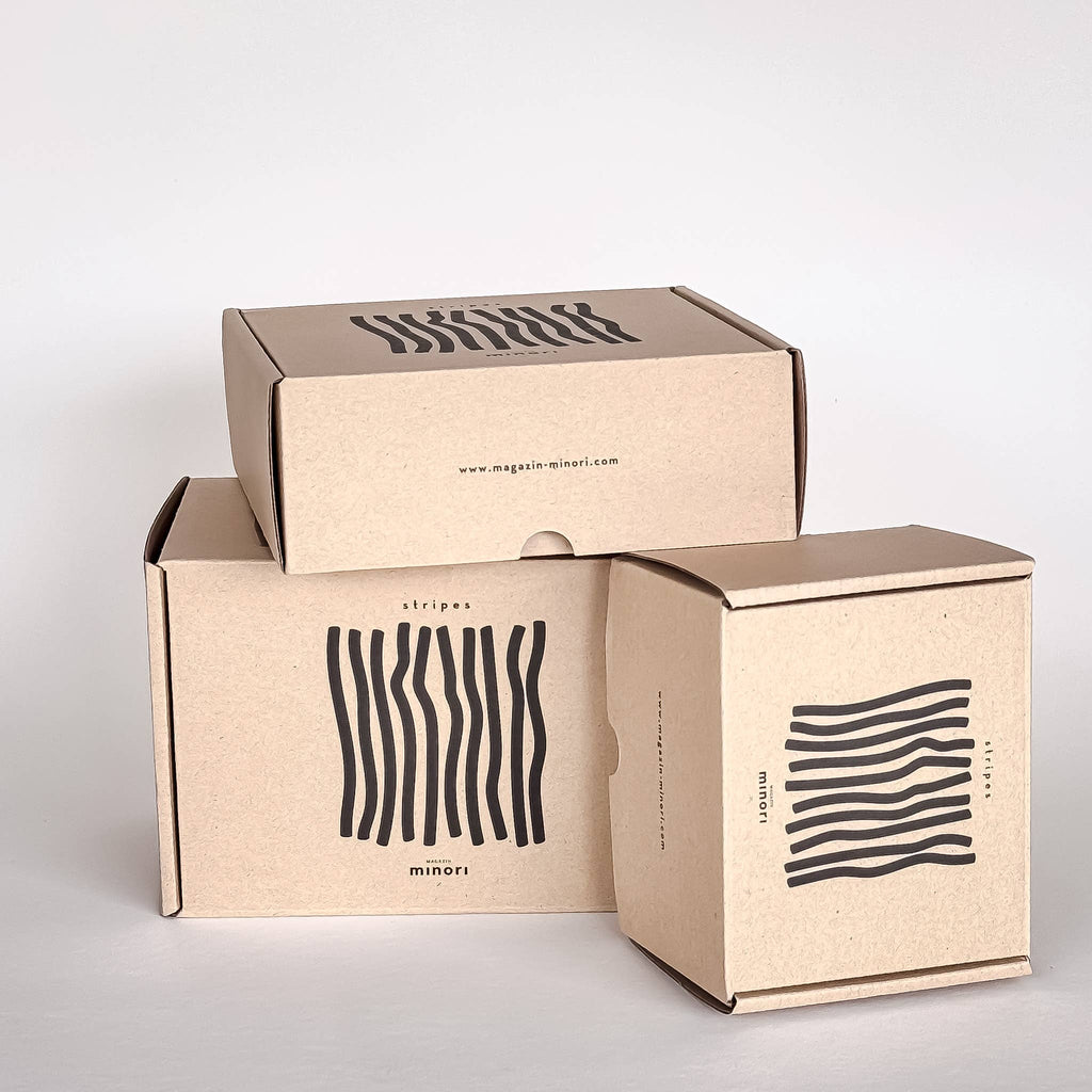 Bowl Stripes - volcano black