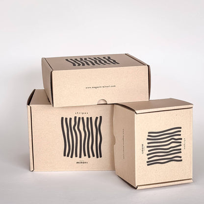 Bowl Stripes - volcano black