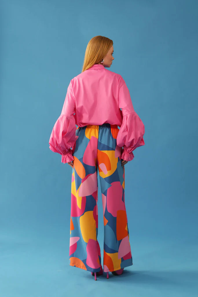 The Tailored Trousers - Kukka (pink)