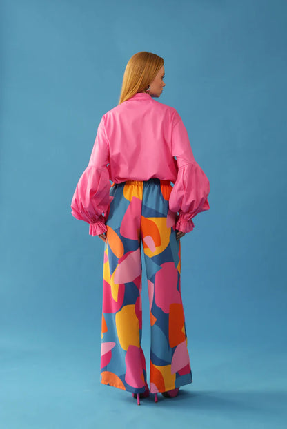 The Tailored Trousers - Kukka (pink)