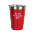 "Good Fucking Day" Red Thermos Mug