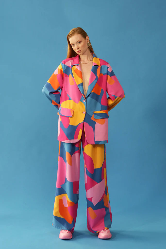 The Tailored Trousers - Kukka (pink)