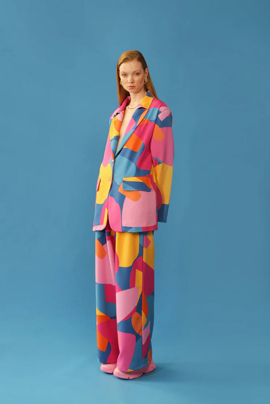 The Tailored Trousers - Kukka (pink)