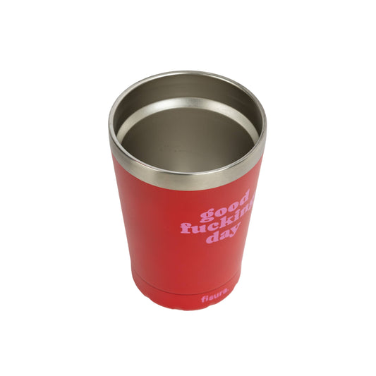 "Good Fucking Day" Red Thermos Mug