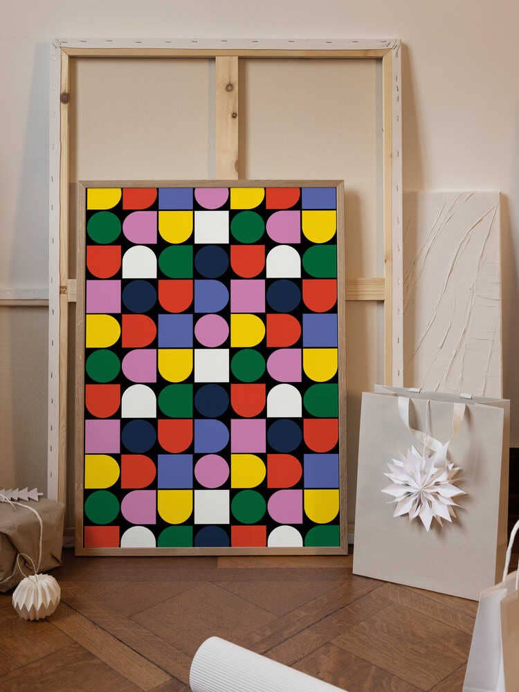 Geometric Symphony Art Print