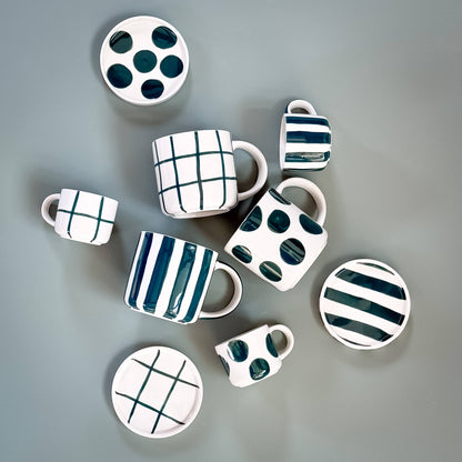 Stripes Mug - gentle green