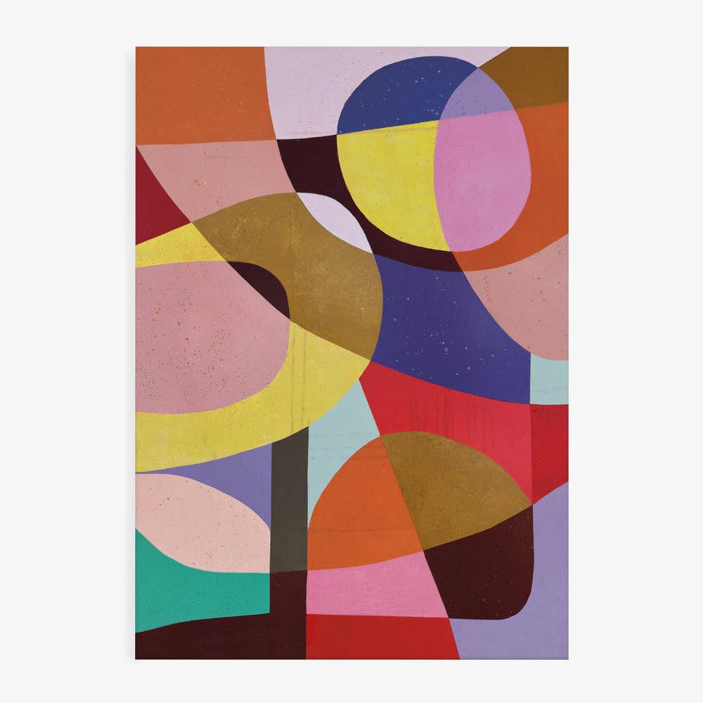 Jewel Collage Art Print