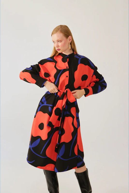 The Mao Dress - Blume