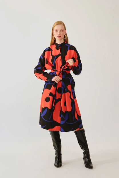 The Mao Dress - Blume