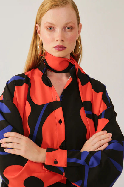 The Mao Dress - Blume